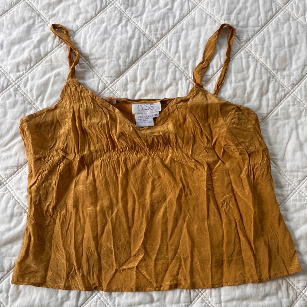 Tess Silk Tank